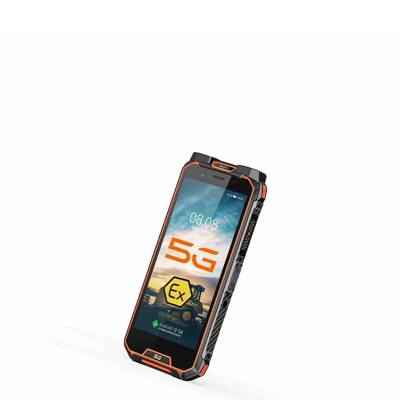 Aoro M5 5G Network 8gb+256gb IECEx Android Division 21 Ex Intrinsically Safe Zone 2 Ex Phone ATEX Rugged Phone Uhf Walkie Talkie