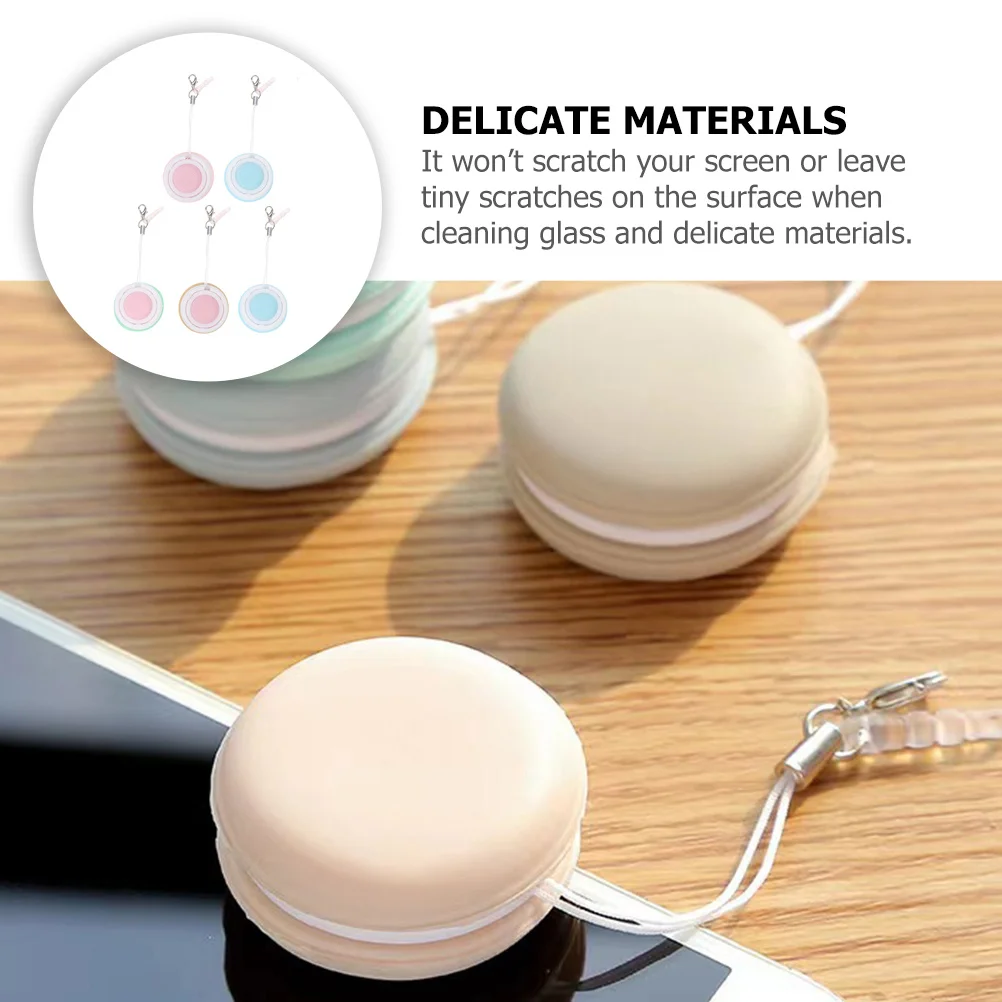 

5Pcs Phone Screen Cleaner Wipes Premium Lens Cleaning Cloths for Eyeglasses Tablets Cameras Portable Compact Design Scratch-Free