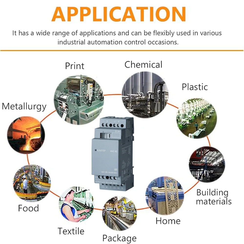 Hy-Tech موثوقة PLC لوح تمديد الإخراج التناظري 2AO 6ED1055-1MM00-0BA2 مولد إشارة 24 فولت تيار مستمر للتحكم في المشروع الصناعي