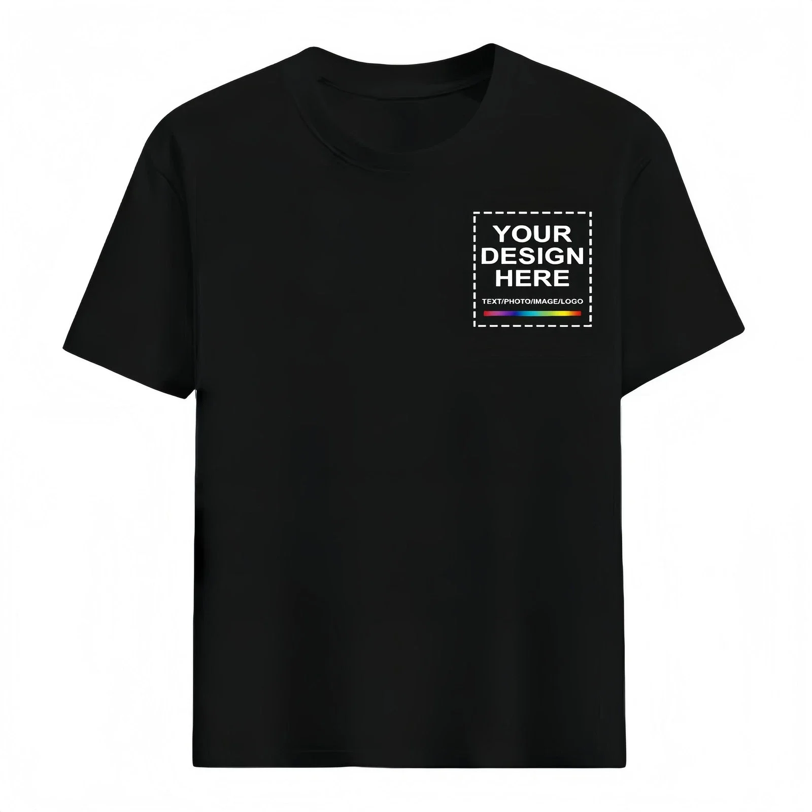 2PCS Custom Event Staff T‑Shirt Company Logo Front Back Print for Corporate Events Unique Design Tees