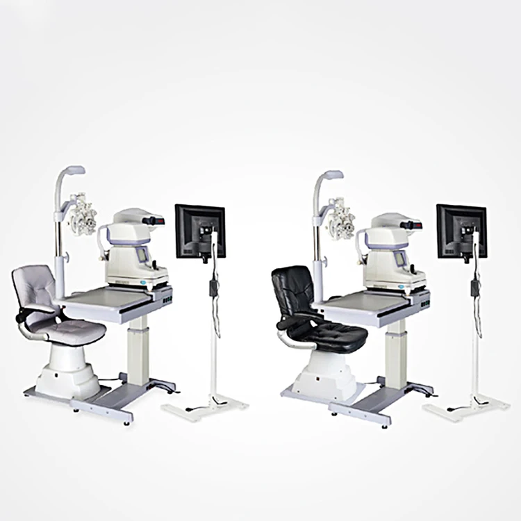 검안기기 복합 테이블 굴절 검사기 안과용 스탠드 의자 포함 안과용 의자 유닛