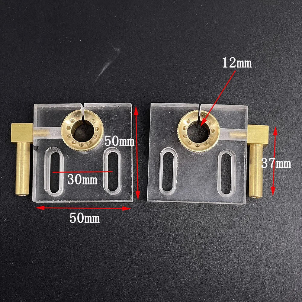 EDM Parts Water Jet Panel 50*50*7mm Cooling Plate Hole for CNC Wire Cutting Machine
