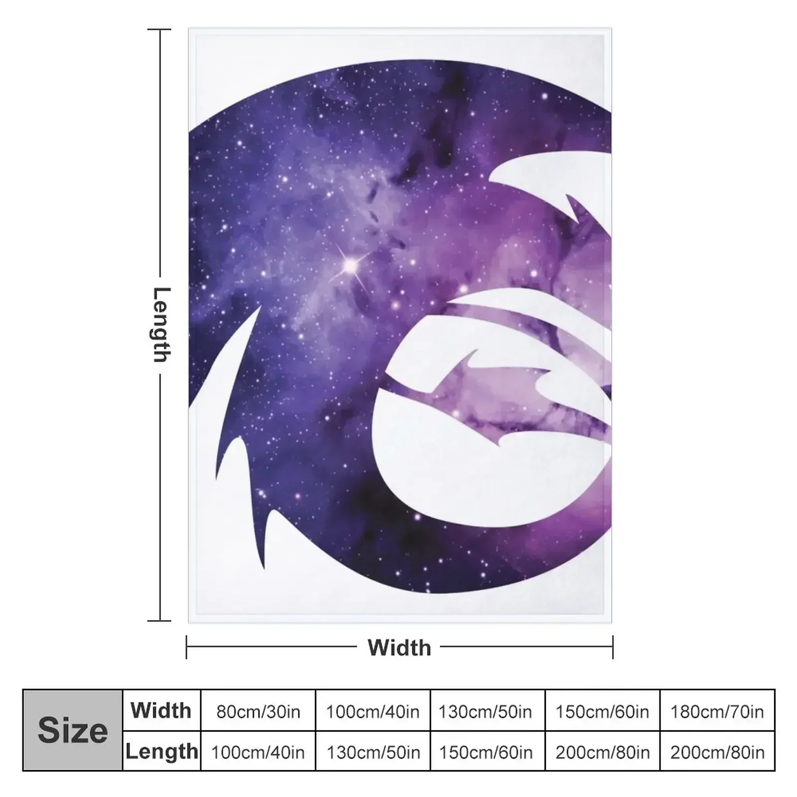 Strike Class - Galaxy Throw Blanket couch cozy soft plush fuzzy picnic outdoor blanket