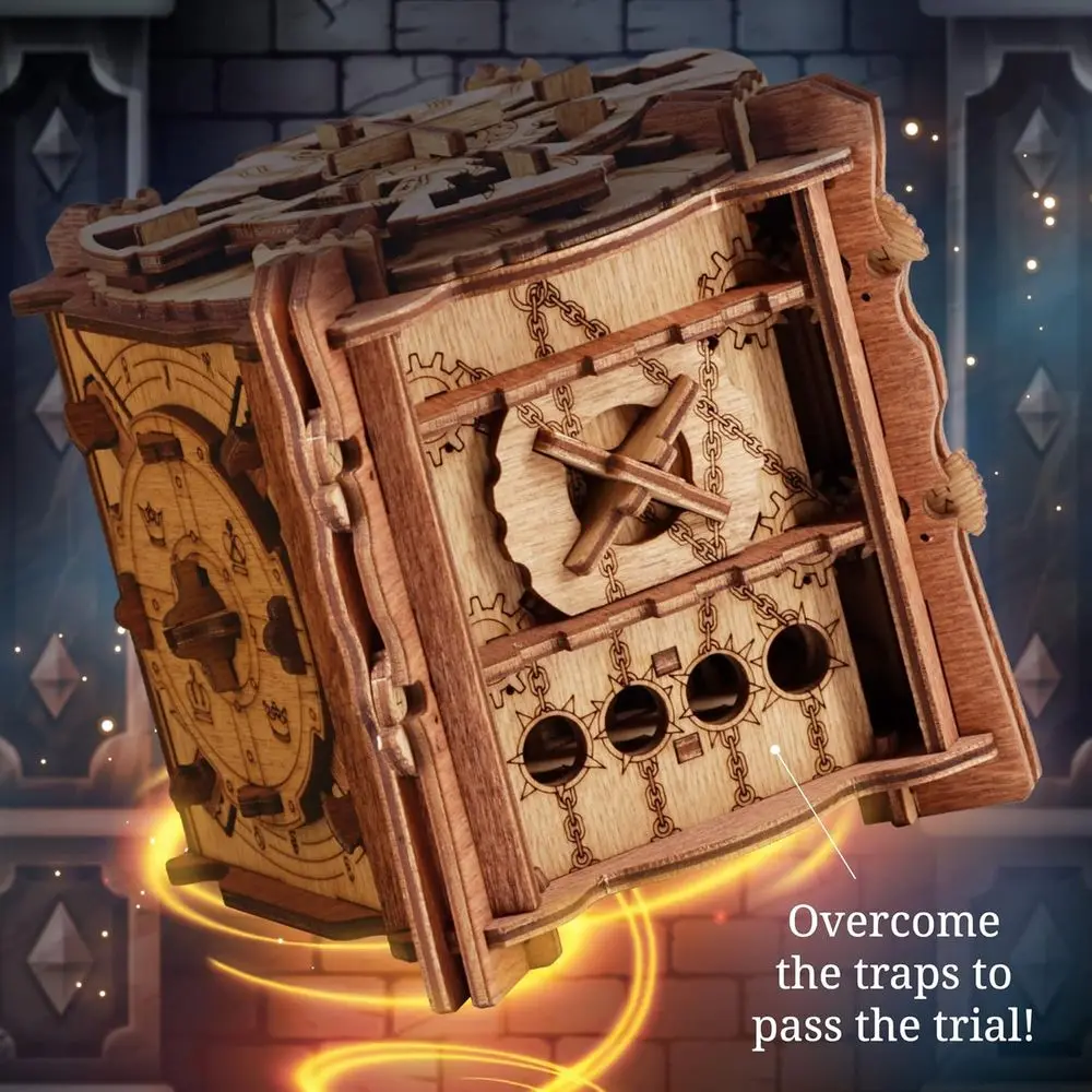 Camelot Mystery: 3D Puzzle Box for Adults - Challenging Escape Room Experience | Unique Gift