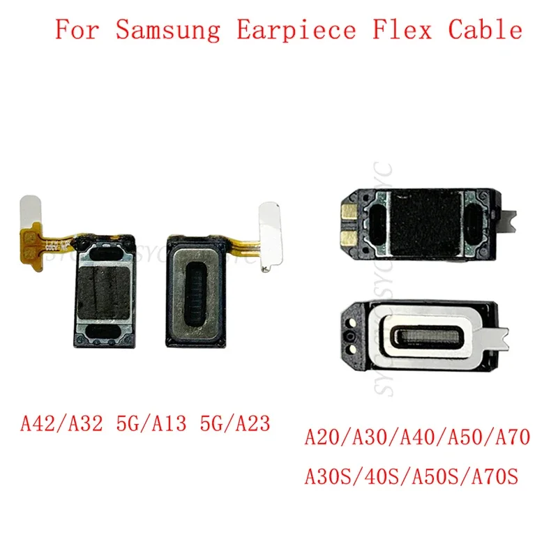 2Pcs/Lot Earpiece Speaker Flex Cable For Samsung A20 A30 A40 A50 A70 A42 A32 5G A23 A13 5G A70S Note 10 Lite Earpiece Module