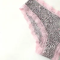 Women's panties Fashion Women's Sexy Lace Panties Silk Low-Rise Leopard Print Cotton Crotch Briefs Comfortable Lingerie for Girl - Image 6