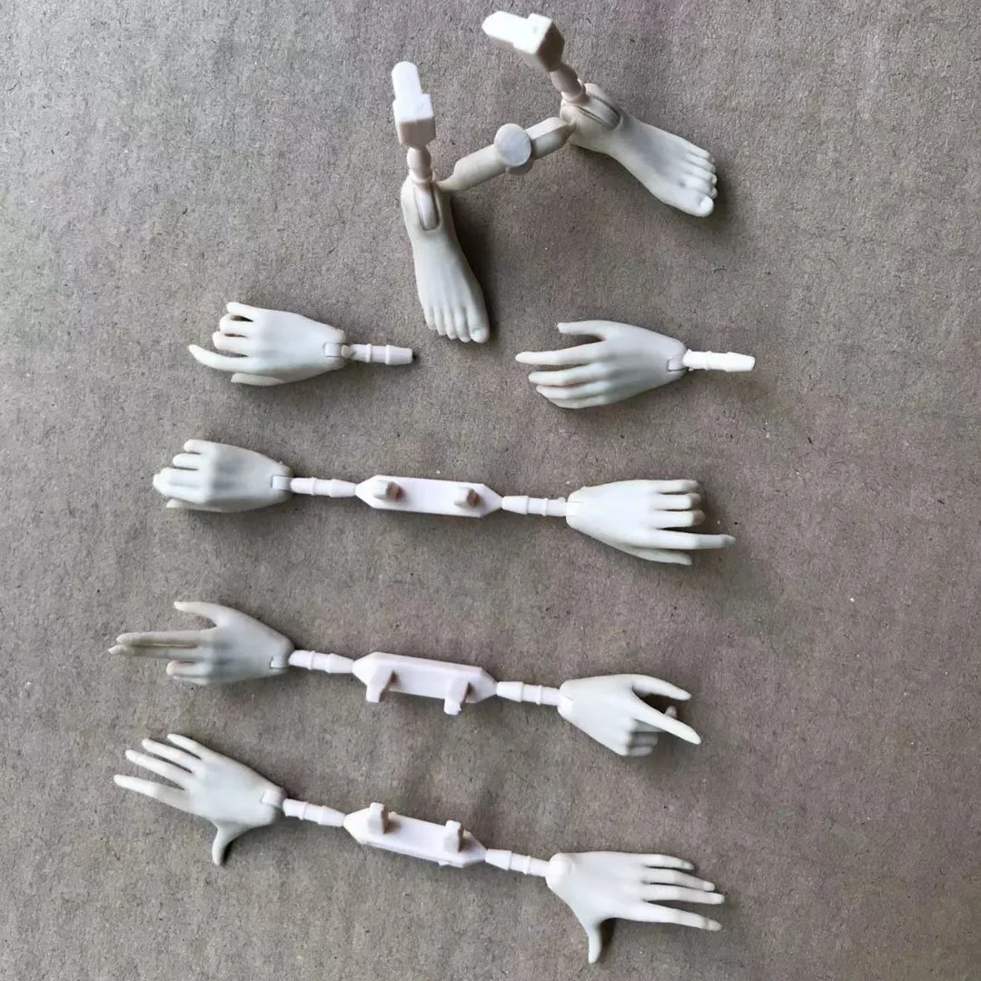 1/6 Puppe Hände Füße Super Weiß Beige Braun Puppe Zubehör 4 Geste Puppe Hände Dekore Für Weibliche Puppen – Detail 31