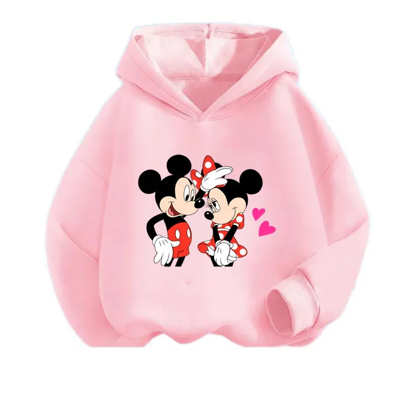 Kinder Kleidung Jungen Mädchen Minnie Mickey Sweatshirts Baby Jungen Mädchen Pullover Hoodies Kleidung Cartoon Hoody Säugling Frühlings kleidung