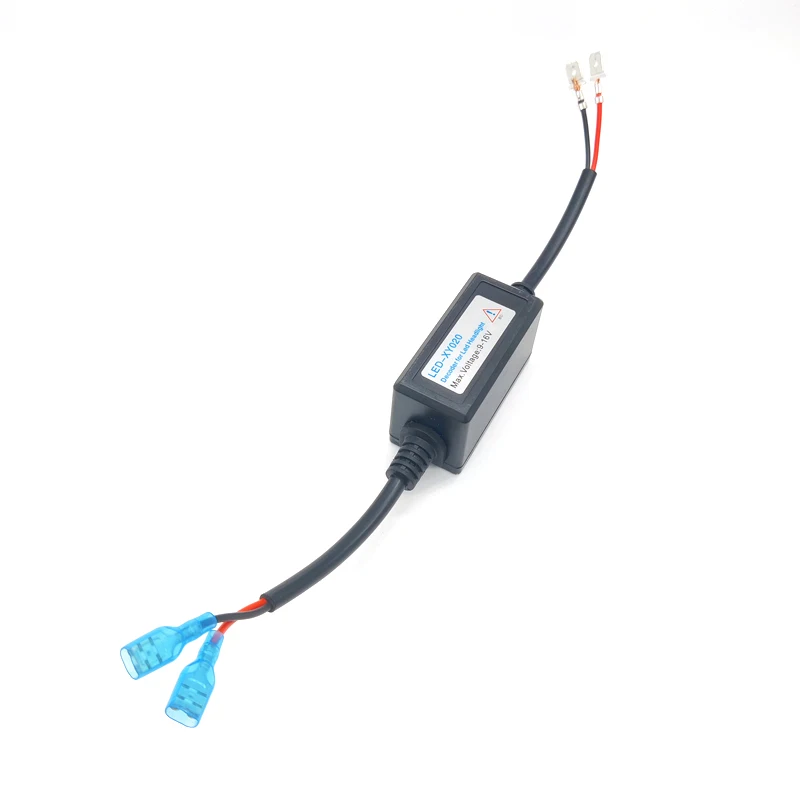 جديد 2 قطعة H1 السيارات LED فك أسود مكافحة وميض LED Canbus فك خطأ مزيل اكسسوارات السيارات