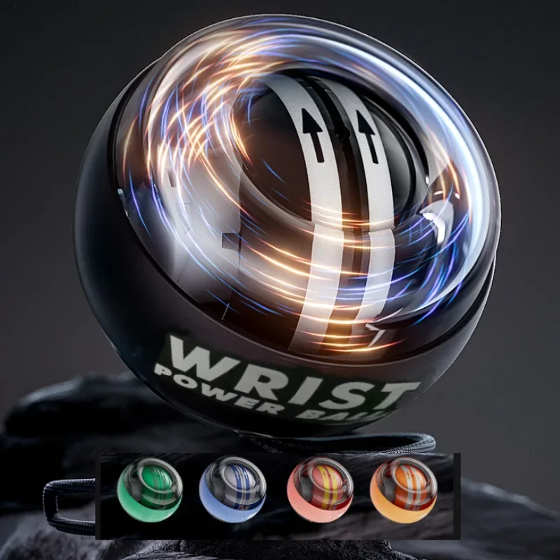 

Wrist Ball Grip Ball Wrist Exercise Strength Ball Luminous Fitness Wrist Power Device Self-starting Multi-function