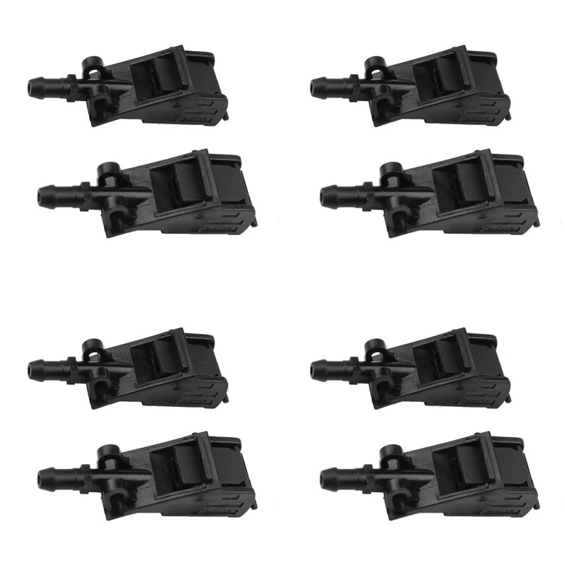 NEW HOT in Stock-8PCS Windshield Windscreen Washer Nozzle Spray Jet 6E0955985 For -VW Beetle Golf Jetta MK4 Passat B5 Bora NOT