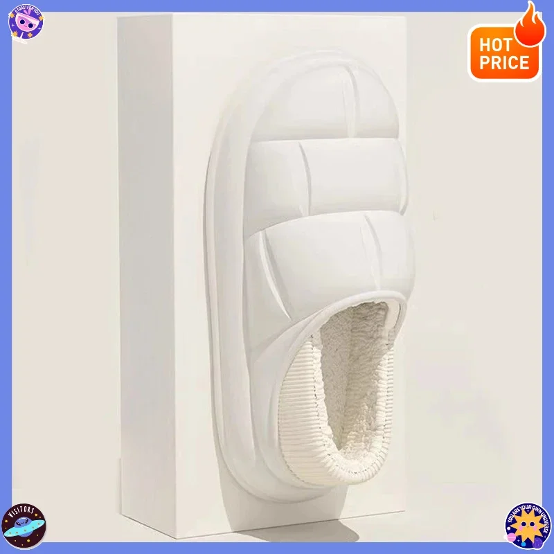 

2025Autumn and Winter New Petal Slippers,Warm and Comfortable Indoor and Outdoor Home Shoes,Non-Slip Cozy Winter Cotton Slippers