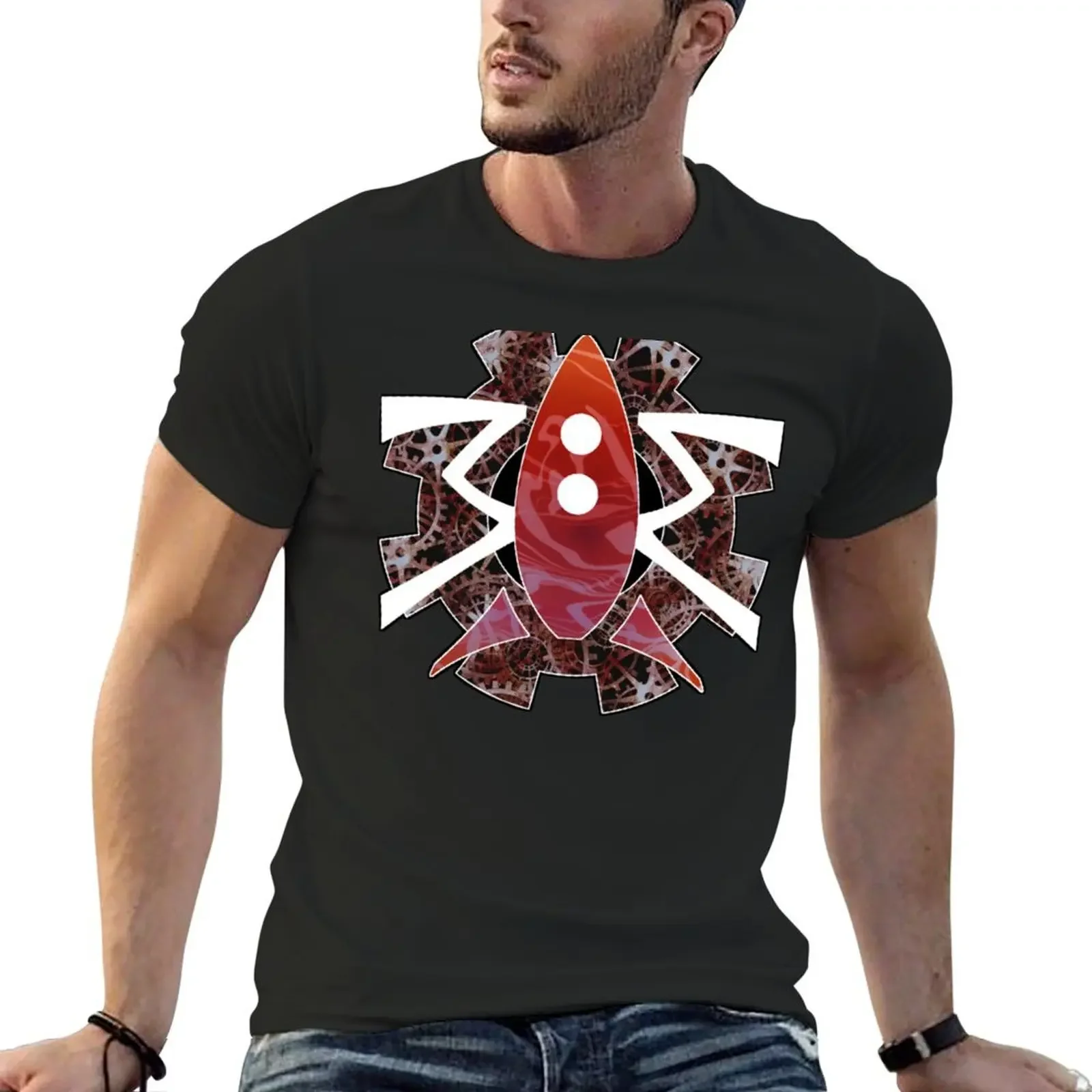 

The Mechanisms Fancy Logo Red Classic T-Shirt anime figures custom t shirt man clothes mens t shirts casual stylish