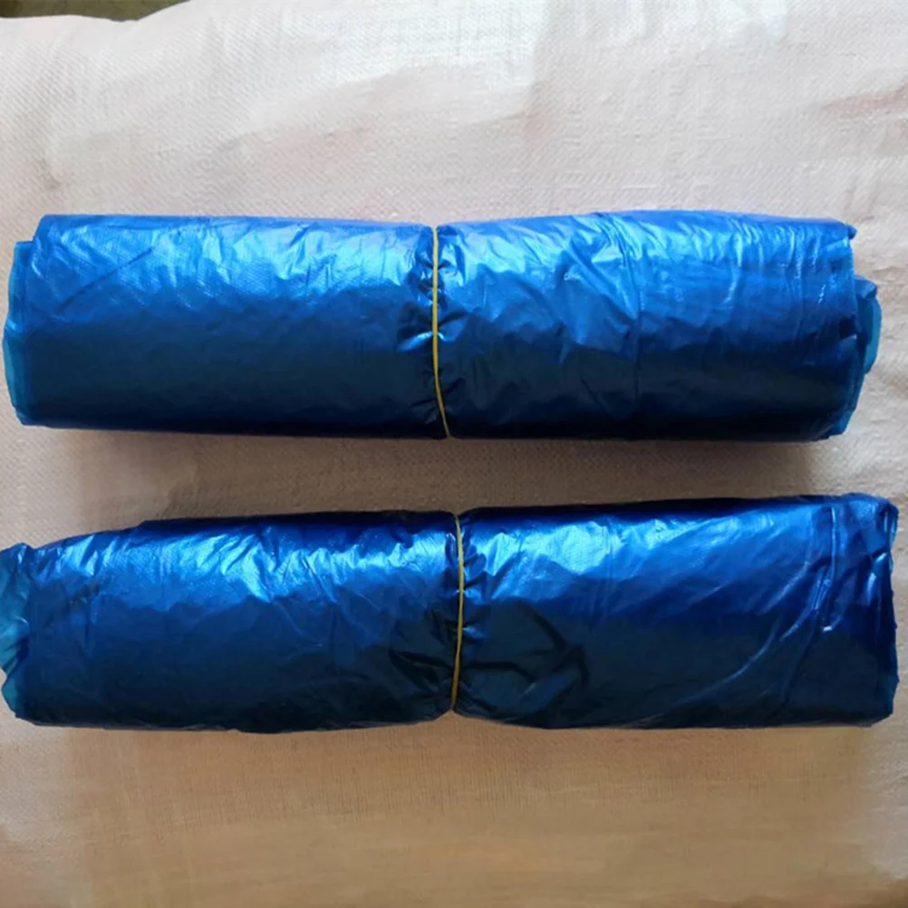 100Pcs Lengthen Shoe Cover Waterproof Thicken Disposable Protective Overshoes for Rain Mud Slush Lightweight Portable Easy Use