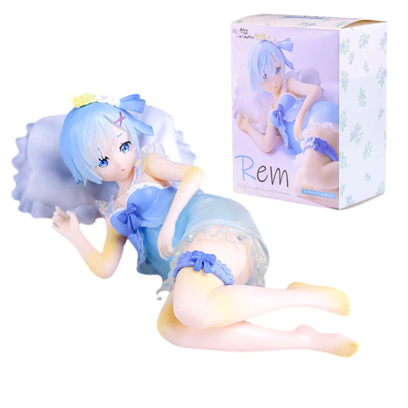 Re Life a Different World from Zero Anime Figure Rem Afternoon Tea Party Sexy Beauty Action Figure Model Doll Ornament Toys Gift