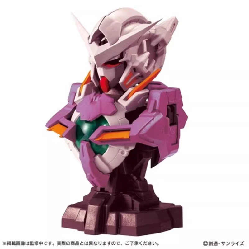 Bandai 3PCS Gashapon Mechanical Bust 5 Gundam Exia GN-001 Anime Zabawki dla dzieci Figurka akcji Prezenty Kolekcjonerskie ozdoby modelarskie