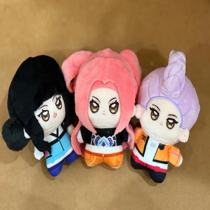 

New 10cm Demon Hunters Rumi Mira Zoey Cotton Doll Body Dress Up Clothing Cute Soft Toy Anime Model Figures Fans Collection Gifts