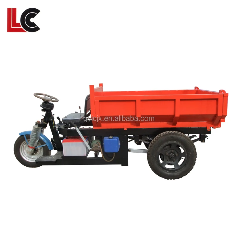 Hot sale electric 1 ton 2 ton tricycle mini dump trucks