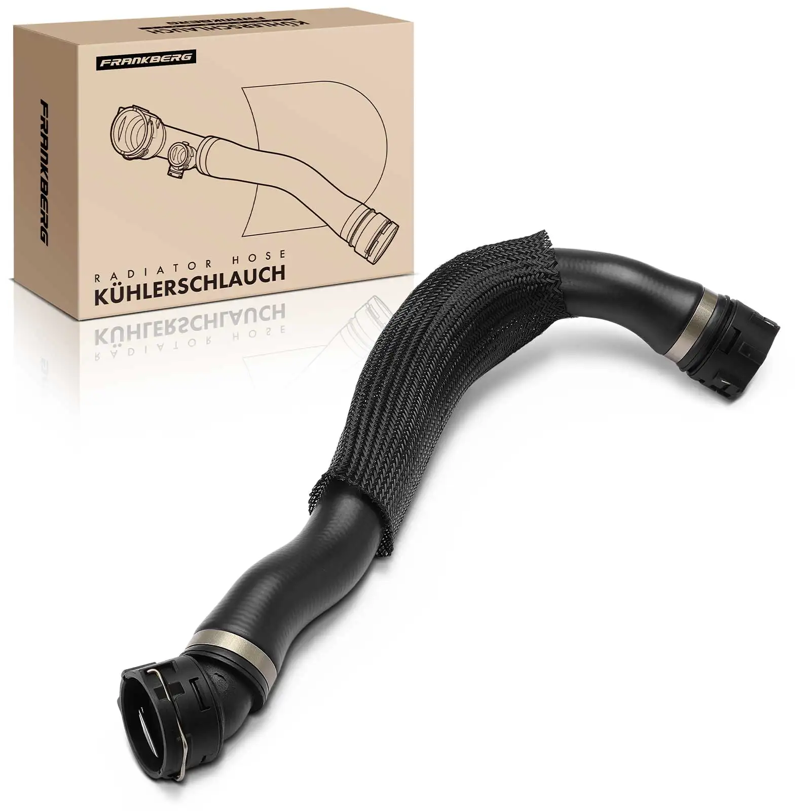 Frankberg 1x Radiateurslang Bovenkant voor Volvo S60 II SA Cross Country S80 II NX V60 I Cross Country SA V70 III SB 2009-2018 054550