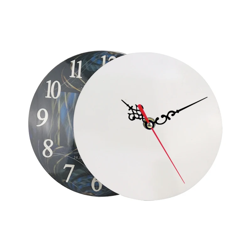 Home Decoration DIY Family Decor Wall Clock Sublimation Blanks DIY Clocks Sublimation Clock