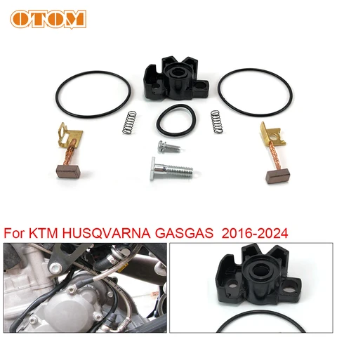 Ремкомплект угольной щетки стартера мотоцикла OTOM 79240001000   Для KTM EXC-F HUSQVARNA FE E-STARTER CPL. Детали двигателя 0,5KWQ