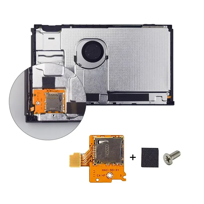 DATA FROG sostituzione Micro-Sd Tf Card Slot Socket Board per Nintendo Switch Console di gioco lettore di schede Slot Socket