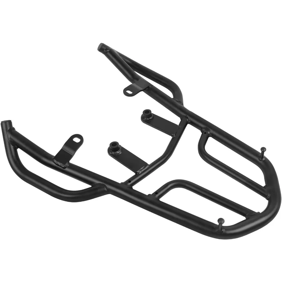 Akcesoria zamienne do bagażnika tylnego do motocykla CFMOTO 650MT MT650 MT 650, uchwyt półki bagażowej z wytrzymałym czarnym wykończeniem.