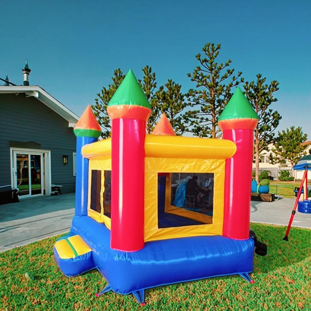 10x10 feet Inflatable Castle  Small Inflatable Trampoline Jumping Amusement Park Facilities for Kids Inflatable Bouncy House