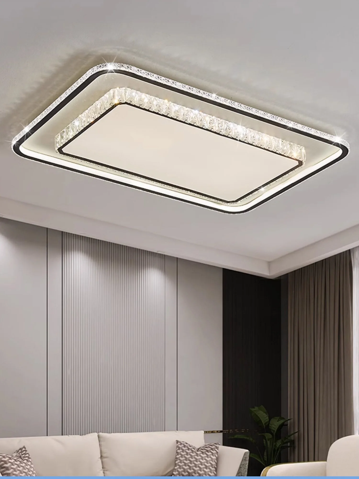 

Square Crystal LED Ceiling Light High Brightness lamp Modern Acrylic Lighting for Home Kitchen Balcony