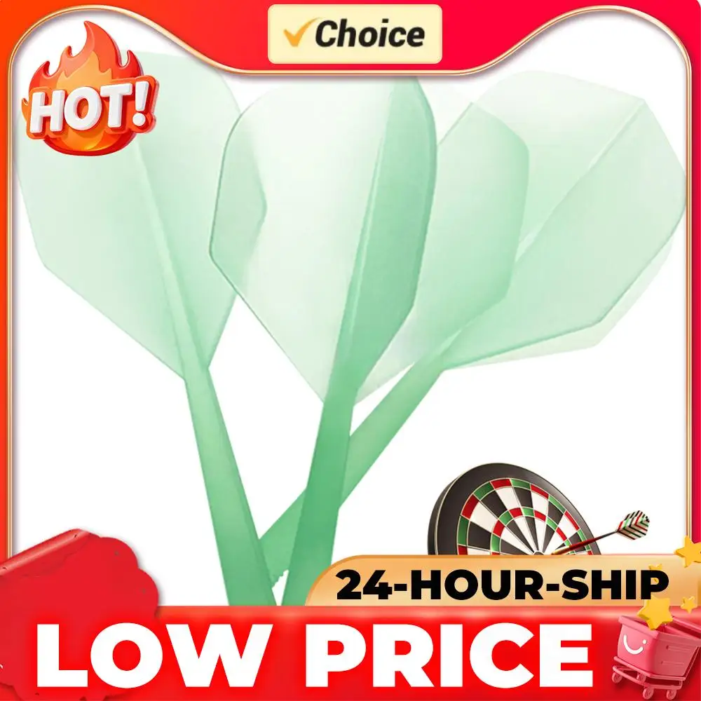 

3-60PCS Professional Dart Flights 2BA Screw Soft In-one Integrated Dart Flights and Shafts LT04 75% Transparency Soft Darts