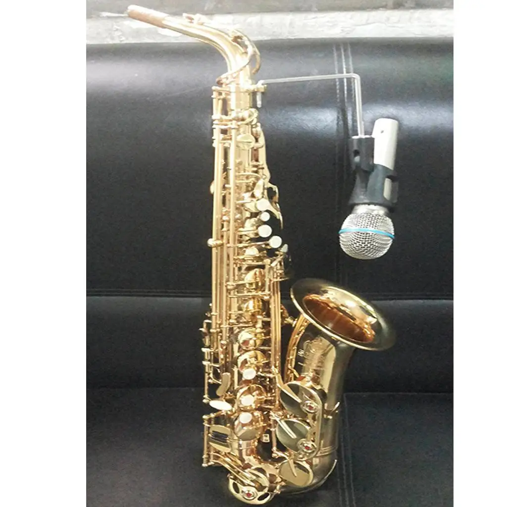 حامل مشبك ميكروفون الساكسفون المتين، ملحق مرحلة الساكس،