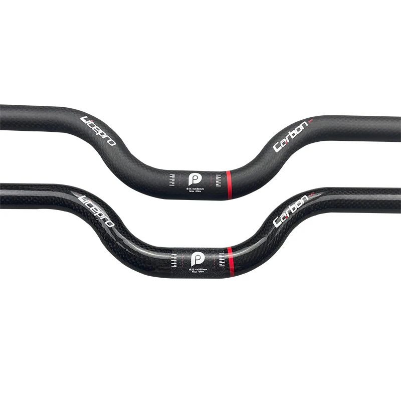 Carbon fiber ultra-light folding 25.4mmx580mm3k matte /3k glossy is suitable for Brompton M bar BMX/U bar BMX
