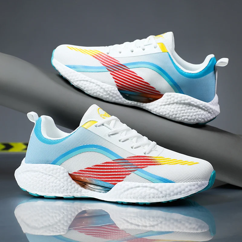 

Men's Shoes Breathable All-match Mesh Shoes Casual Sports Trendy Shoes Men's All-match Wear-resistant Running Shoes for Men