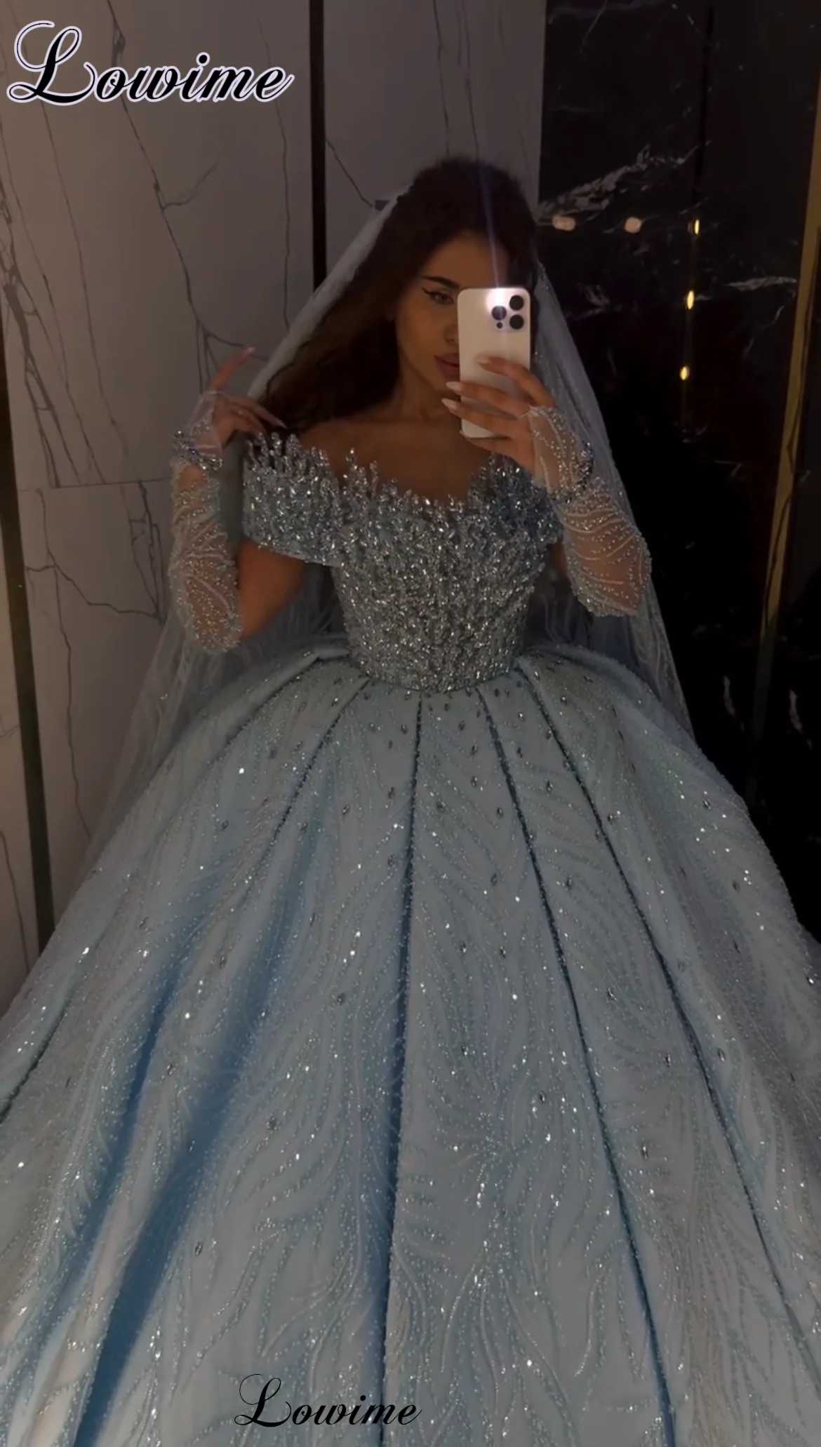 

Sky Blue Crystals Celebrity Dresses Elegant Off Shoulder Evening Dresses Luxury Wedding Party Dresses robe de soirée Customized