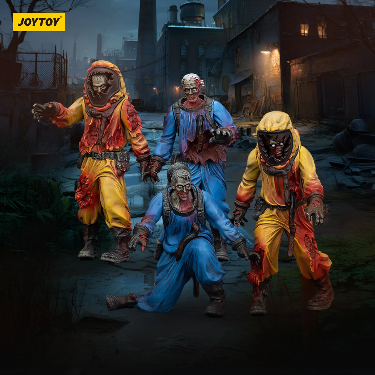 JOYTOY 1/25 Scale Action Figure Set - Dark Source Zombie Anime Military Theme Collectible Toys for Adults