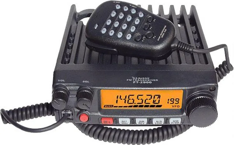 VHF 136-174MHz 75w FM transceiver two way radio for car taxi mobile vhf Yaesu ft 2900r Ham 2M radio