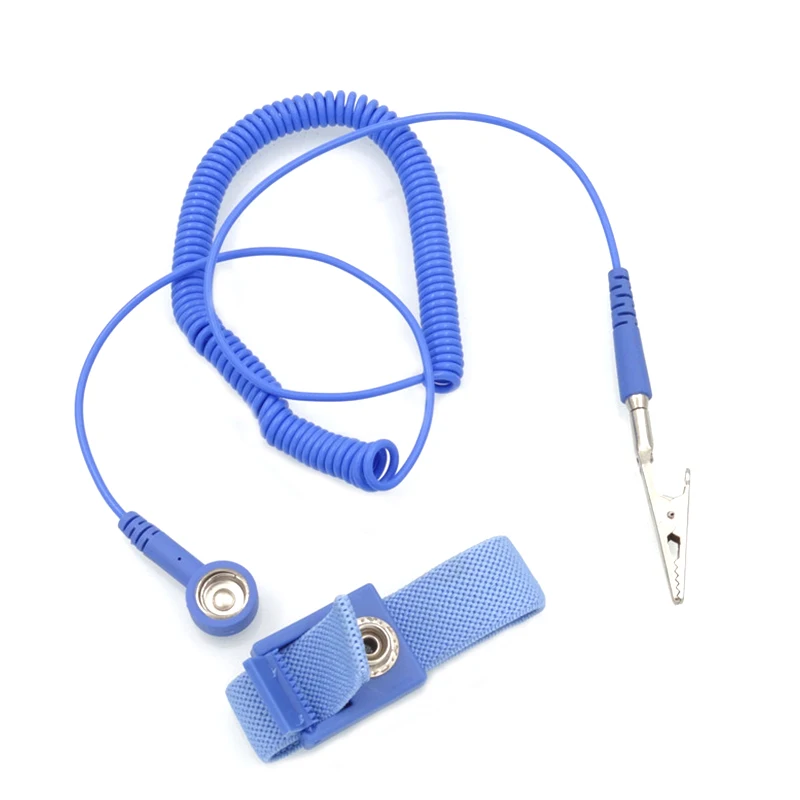 Cordless Wireless Clip Antistatic Anti Static ESD Wristband Wrist Strap Discharge Cables For Electrician IC PLCC worker