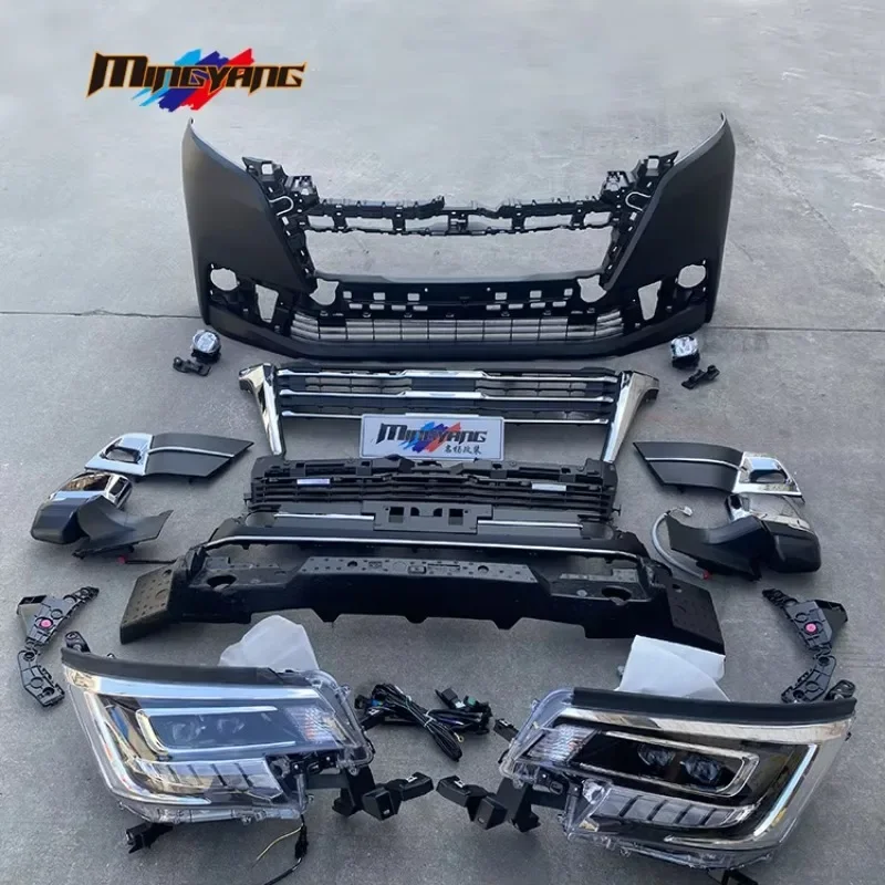 

Factory Hot Selling PP Plastics Body Kit Car Bumpers for Hiace Commuter Deluxe 2018 to 2020 Premio to Majesty Bodykit
