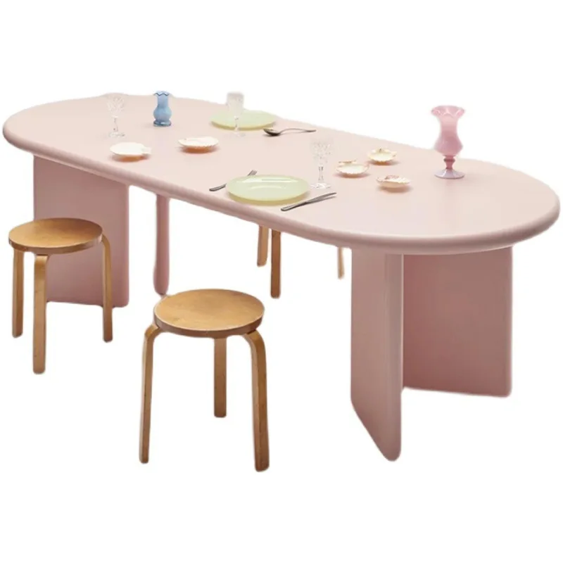 

Minimalist creative rectangular computer desk, simple and light luxury designer, office conference table