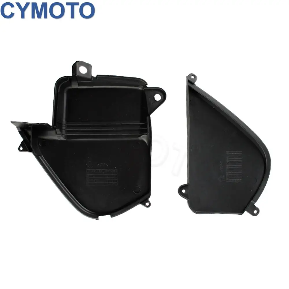 For Honda CRF230F 2015-2019 Motorcycle Battery Box Side Covers 1 Pair Black Dirt Racing Bike ABS Battery Box Side Guards