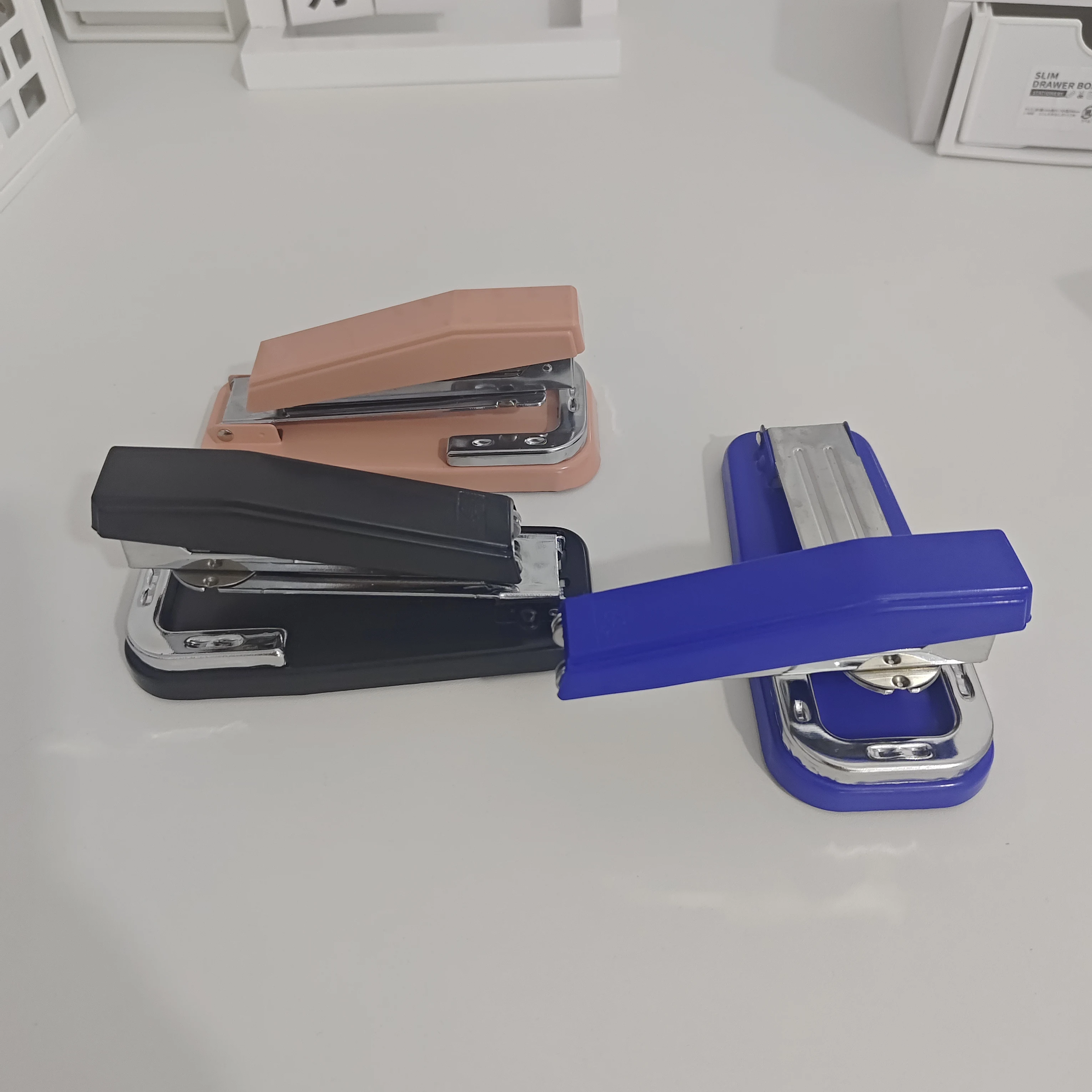 360 Degree Rotary Stapler Multifunctional Stapler Thickened Effortless Long Stapler Office Binding Tools