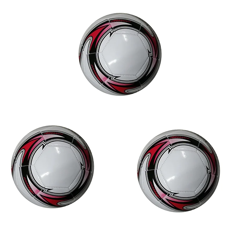 

【SUMMER】3X Professional Soccer Ball Size 5 Official Soccer Training Football Ball Competition Outdoor Football White