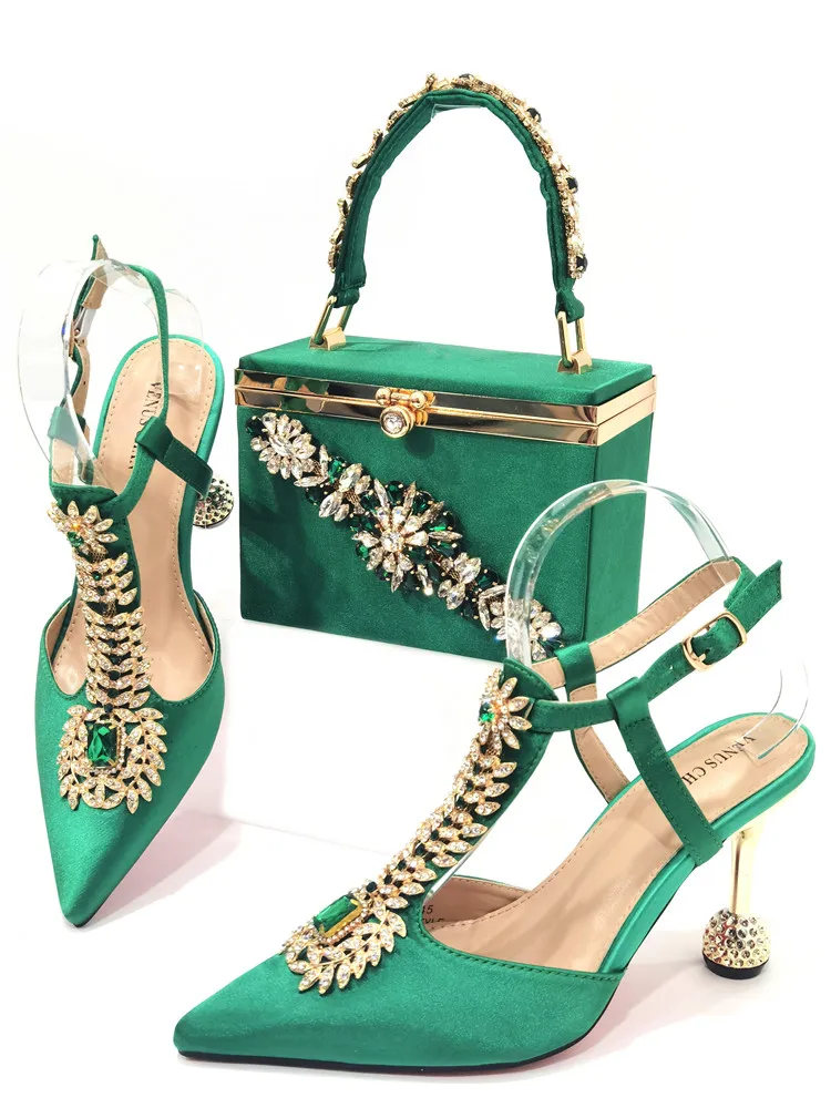 

Doershow Women Shoes and Bags To Match Set Italy Party Pumps Italian Matching Shoe and Bag Set for Party shoes! HUY1-10