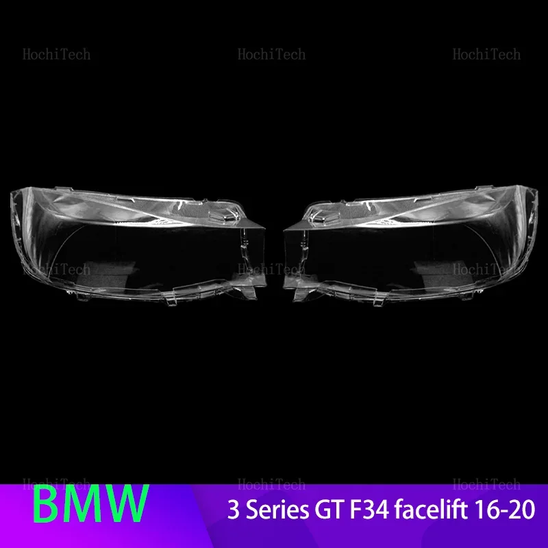 

Head Lights Cover for BMW 3 Series GT F34 facelift 2016-2020 Transparent Housing Front Headlights Lens Shell Glass Lampcover