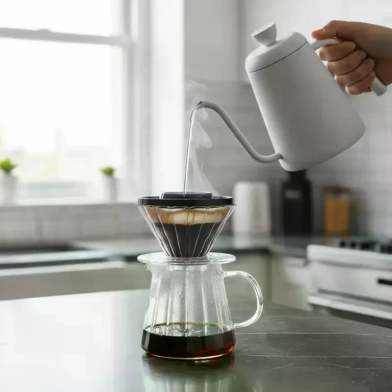 Hands-Free Pour Over Coffee Drip Assist, Portable Coffee Filter Dripper Stand for Stable & Even Brewing