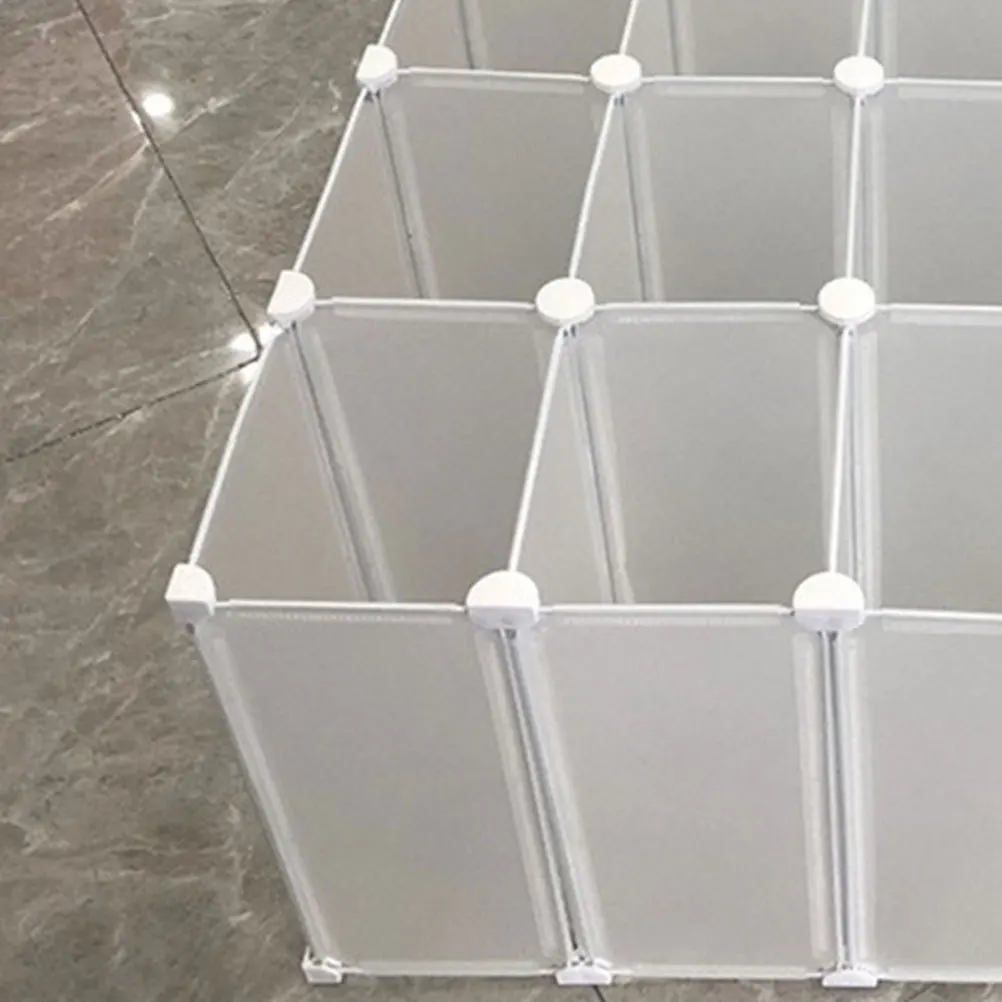 

50pcs Corner For Wire Modular Shelf Storage Durable Plastic Replacement Clips Wire Cube Connectors Modular Shelving