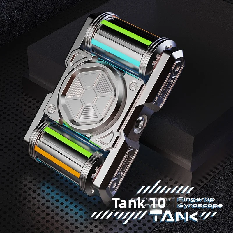 Metal Tank Design Fidget Spinner, EDC Pocket Fidget Toy Creative Gift for Boys