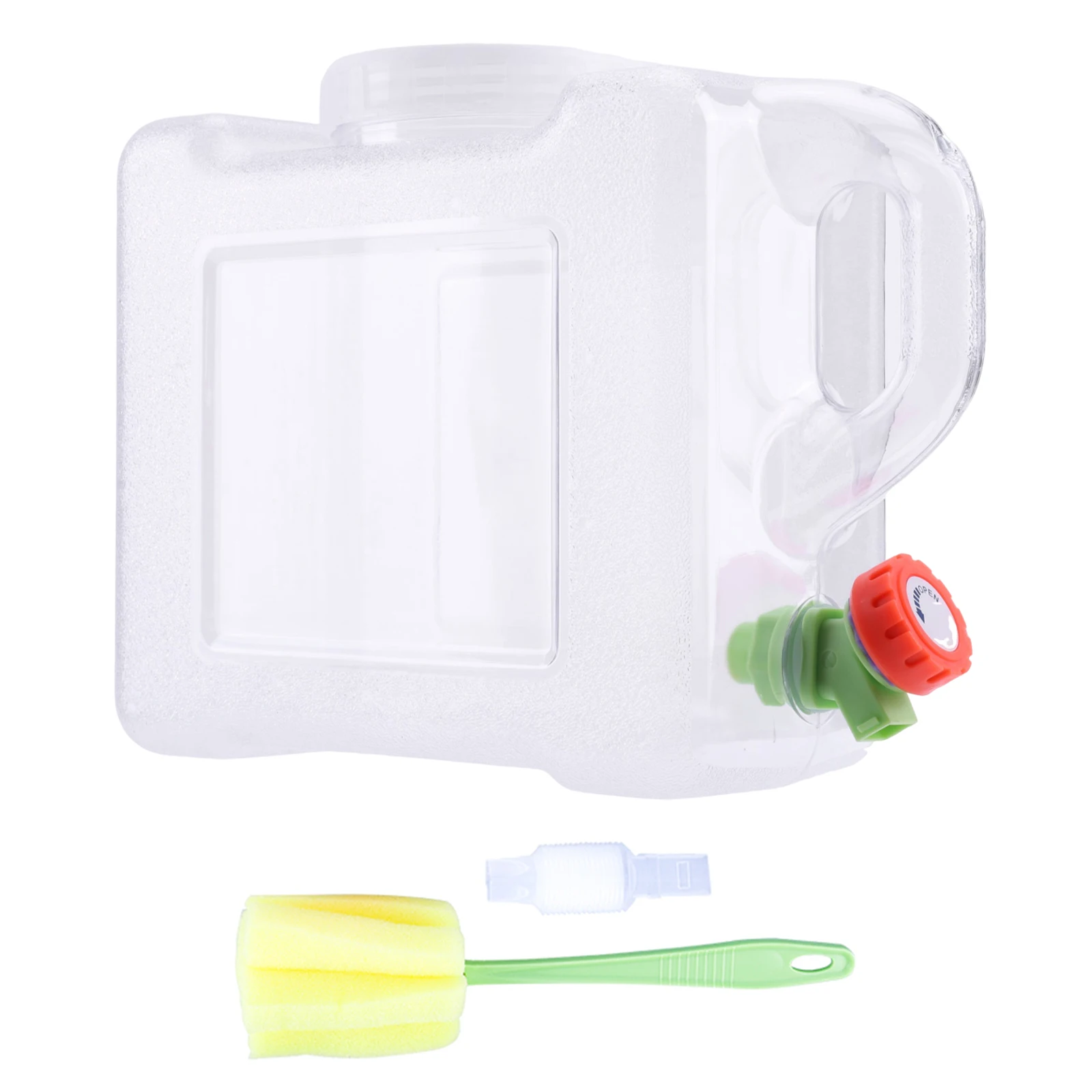 5L Water Canister Lightweight Camping Water Dispenser with Faucet with Handle for Camping Vehicle Car