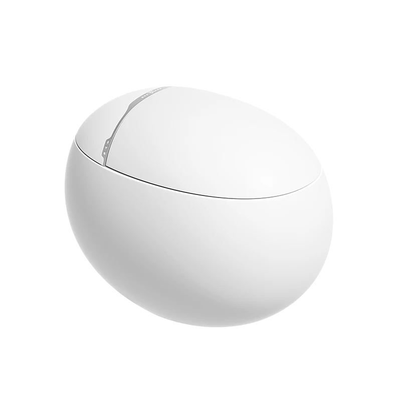 New Quiet Smart Toilet-Heated Seat Radar Sensor Rear Washing Auto Flush P-trap Remote Control Elongated Luxury Modern