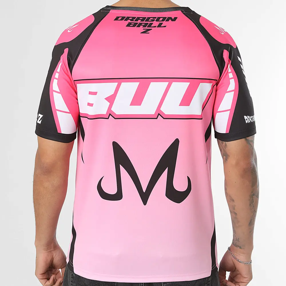 Dragon Ball Z Majin Buu full print sports jersey.Quick dry polyester fabric,big Majin Buu character print,great gift forDBZ fans
